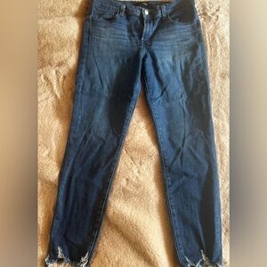 J BRAND 835 MID RISE CROP SKINNY JEAN in GALAXY size 28